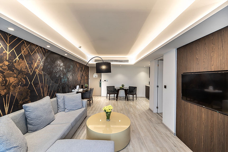 Family Suite with Balcony at Hotel Almond in NIcosia Cyprus