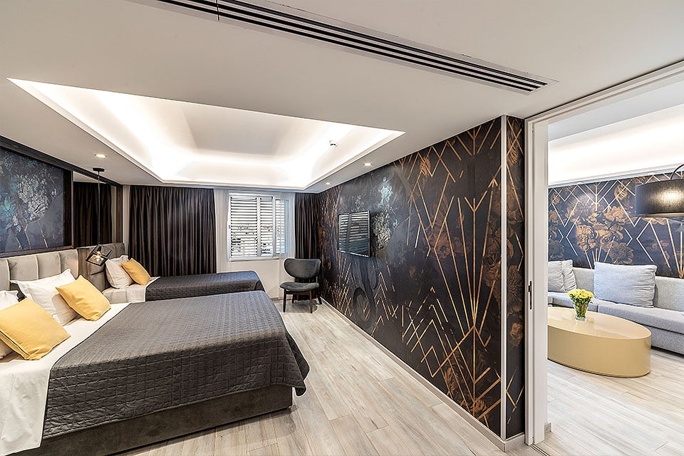 Family Suite with Balcony at Hotel Almond in NIcosia Cyprus